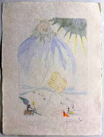 Knight With Trumpet by Salvador Dali