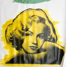 Young Marilyn Yellow by Steve Kaufman
