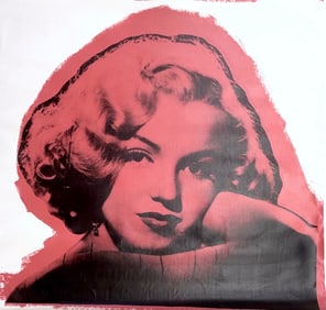 Young Marilyn Peach by Steve Kaufman