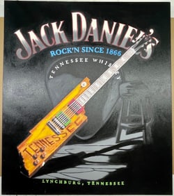 Jack Daniels Guitar by Steve Kaufman
