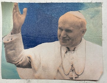 Pope John Paul by Steve Kaufman