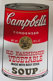 "Old Fashioned Vegetable" from Soup Can Series 2 by Andy Warhol