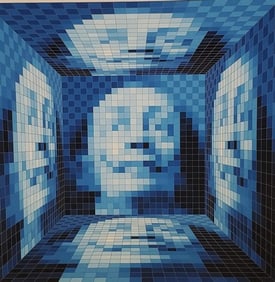 John Piere Vasarely aka YVARAL, Faces of Dali Portfolio
