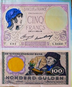 Banque de France by Steve Kaufman
