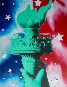 Statue of Liberty Torch by Steve Kaufman
