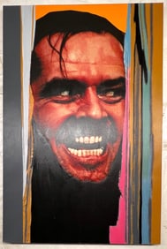 The Shining Here's Johnny by Steve Kaufman