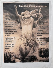 The Ten Commandments by Steve Kaufman
