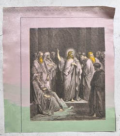 Christ in the Synagogue by Steve Kaufman