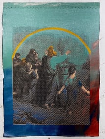 Noah and the Rainbow by Steve Kaufman