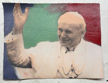 Pope John Paul by Steve Kaufman