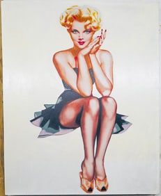 1944 Covergirl Pin Up, Vargas by Steve Kaufman