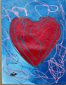 Heart by Steve Kaufman