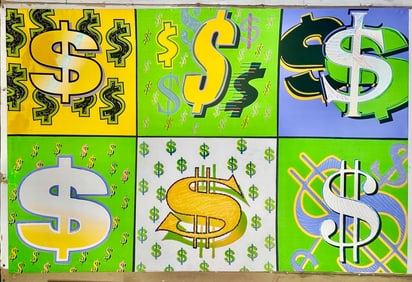 Dollar Dollar Bills Yall by Steve Kaufman