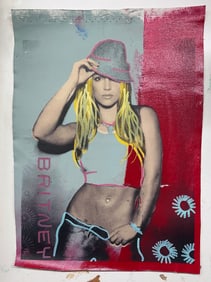 Britney Spears Im a Slave by Steve Kaufman