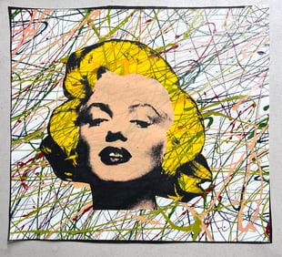 Marilyn Monroe Pollock by Steve Kaufman