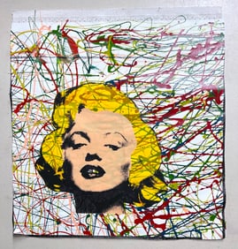 Marilyn Monroe Pollock by Steve Kaufman