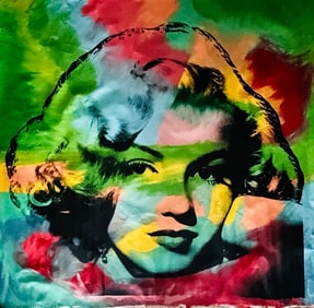 Young Marilyn Monroe XL by Steve Kaufman