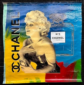 Chanel Marilyn Canvas by Steve Kaufman