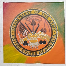 USA Army Emblem by Steve Kaufman