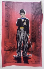 Actor Charlie Chaplin by Steve Kaufman