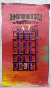 The Great Magician Houdini by Steve Kaufman