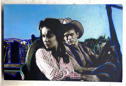 Elizabeth Taylor James Dean by S Kaufman