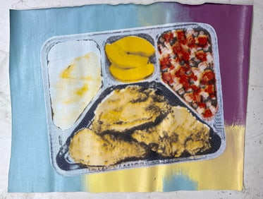 Fried Chicken TV Dinner by Steve Kaufman