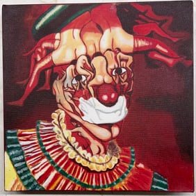 Erotic Clown Face by Steve Kaufman