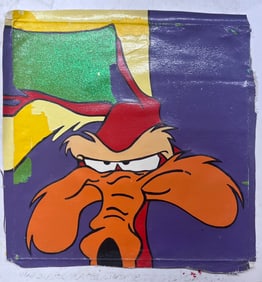Vintage WB Wile E Coyote by Steve Kaufman