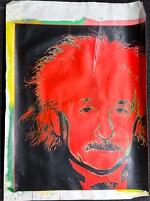 Albert Einstein by Steve Kaufman