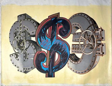 Cash Money Vault by Steve Kaufman
