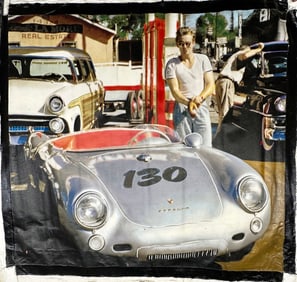 James Dean Porsche by Steve Kaufman