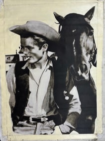 James Dean and Horse by Steve Kaufman