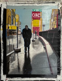 James Dean NYC Rain by Steve Kaufman