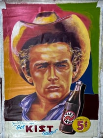 James Dean Kist Soda Ad by Steve Kaufman