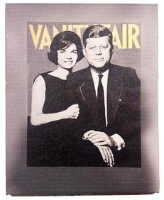 Jackie and John F Kennedy by Steve Kaufman