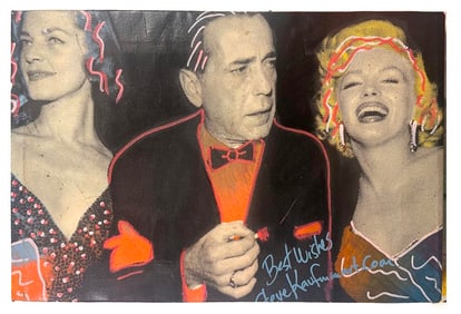 Bacall, Bogart and Monroe at Ciros by Steve Kaufman