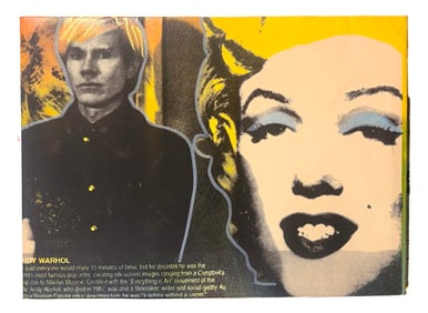 Andy Warhol and Marilyn Monroe by Steve Kaufman
