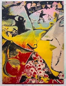 I and the Village, Chagall by Steve Kaufman