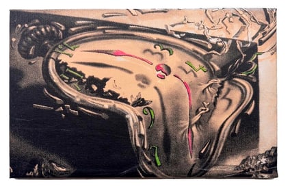 Melting Clock, Dali by Steve Kaufman