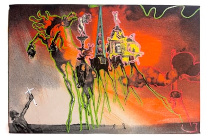 Temptation of St Anthony, Dali by Steve Kaufman