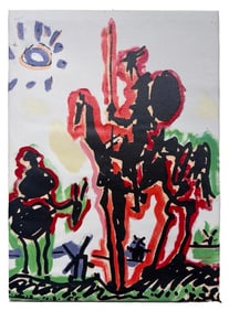 Don Quixote, Picasso by Steve Kaufman