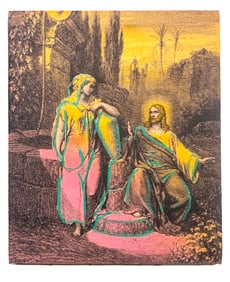 Jesus and Samaritan Woman, Dore by Steve Kaufman