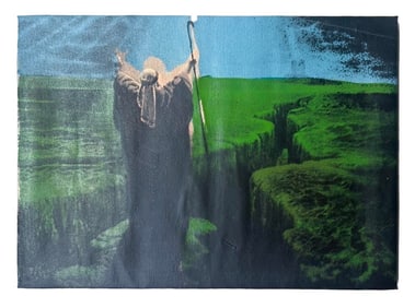 Moses Parts the Sea by Steve Kaufman