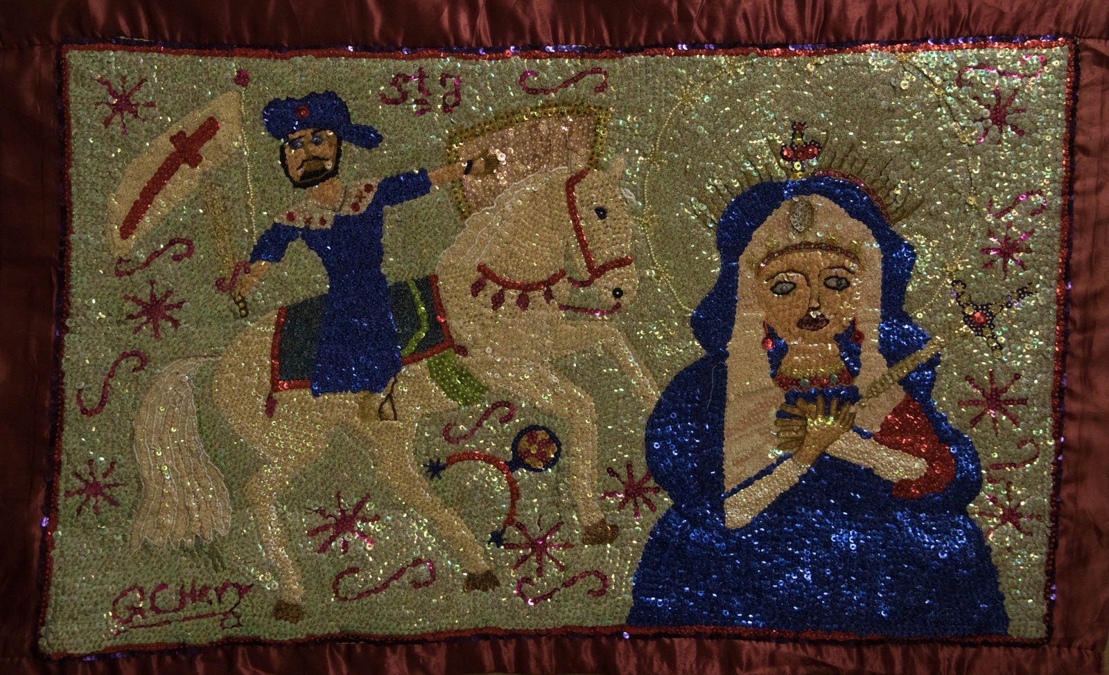Untitled Flag 1 - Haitian Drapo by Gabriel Chery (1 of 1)
