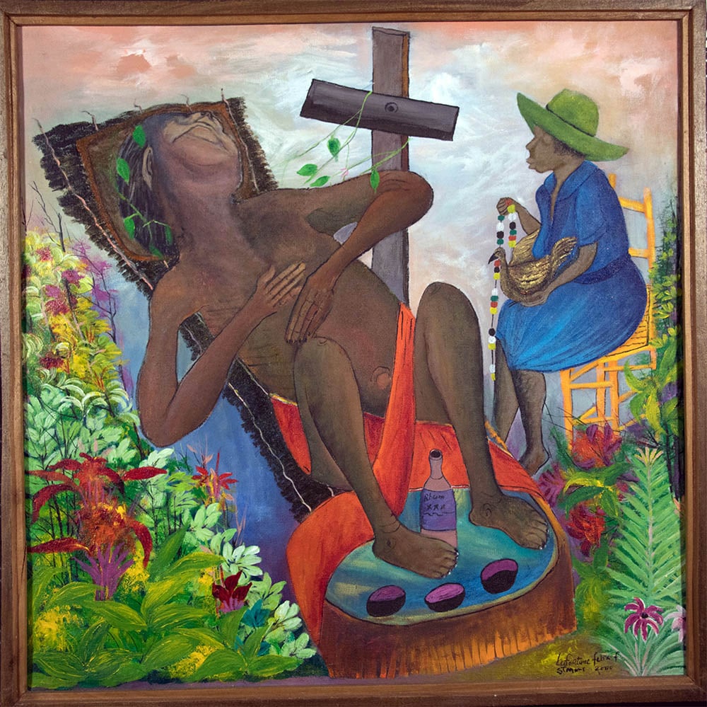 Prayers for the Sick Original Haitian Painting by Lafortune Felix (1 of 1)