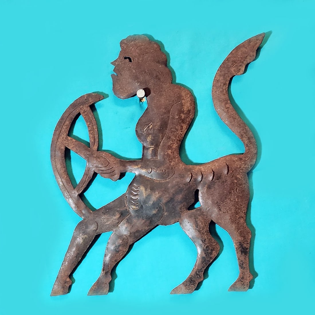 Centaur - Haitian Metal Sculpture by Unknown Artist (1 of 1)