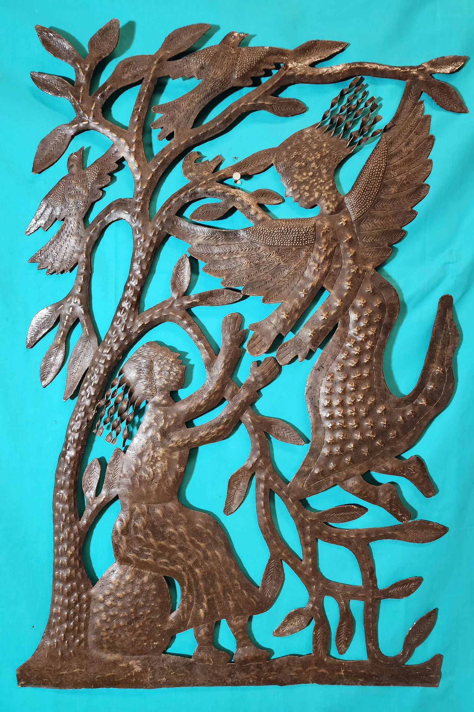 Guardian Angel - Haitian Metal Sculpture by Silenceaux (1 of 1)