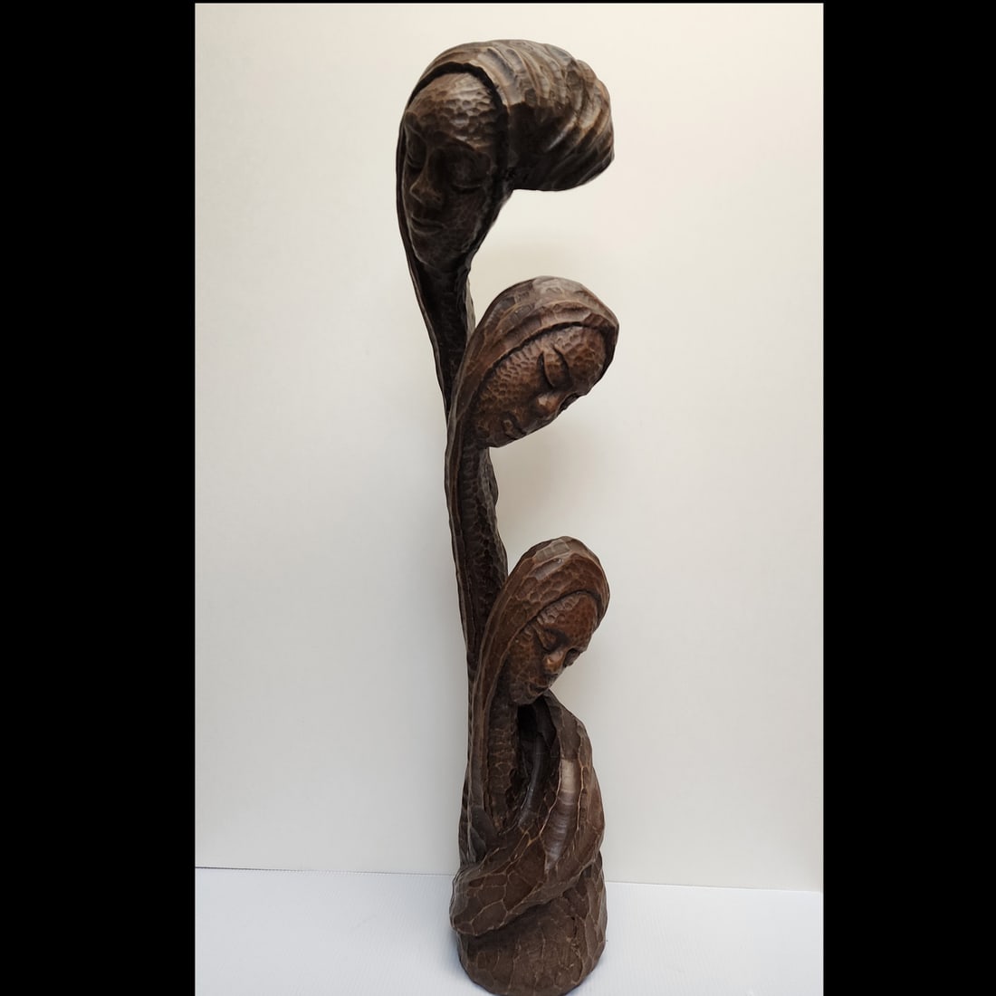 Three Women - Haitian Wood Carving (1 of 1)