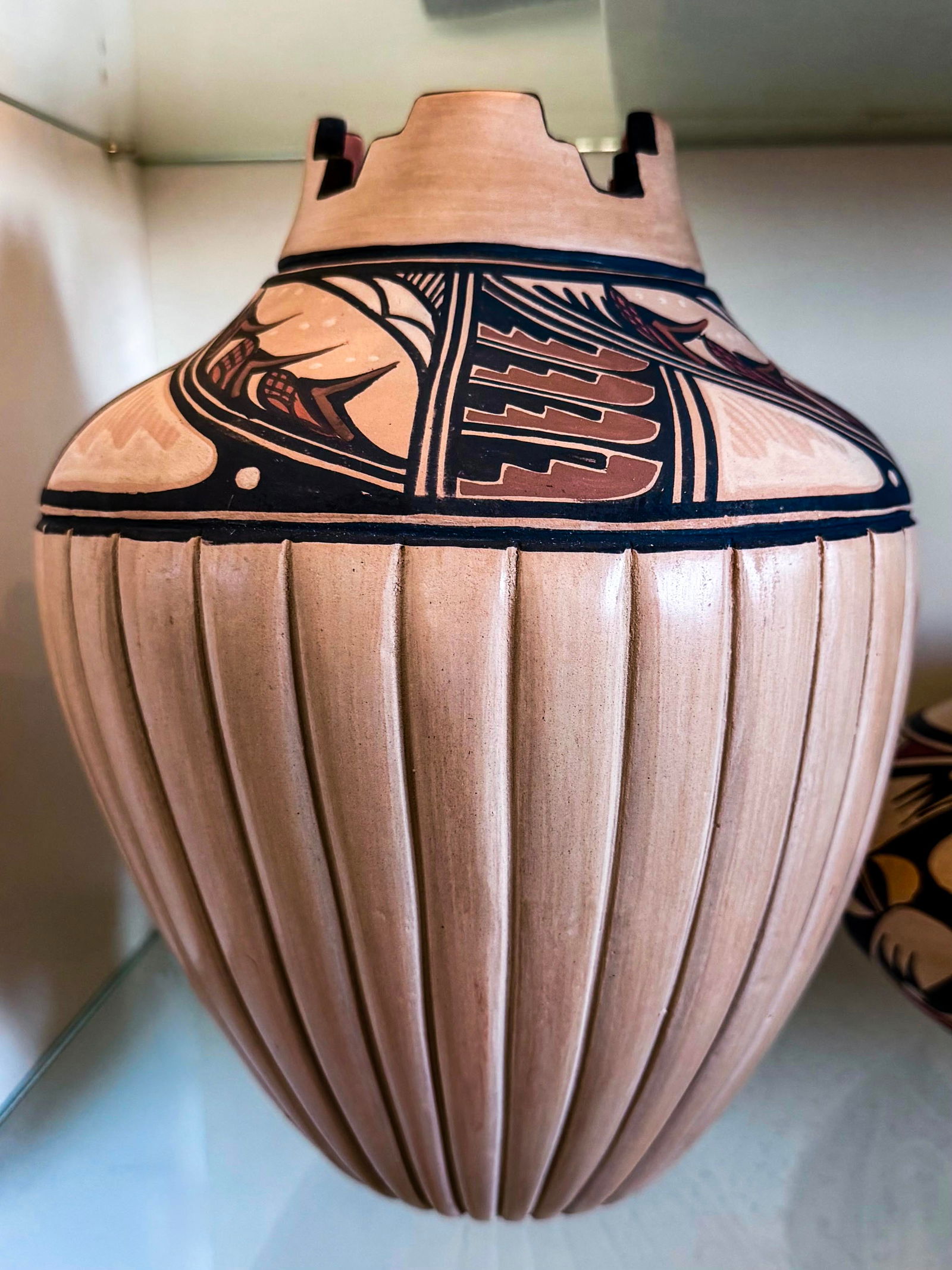 Towa Pottery Bowl, P. Fragua Jemez, Pueblo Native American (1 of 2)